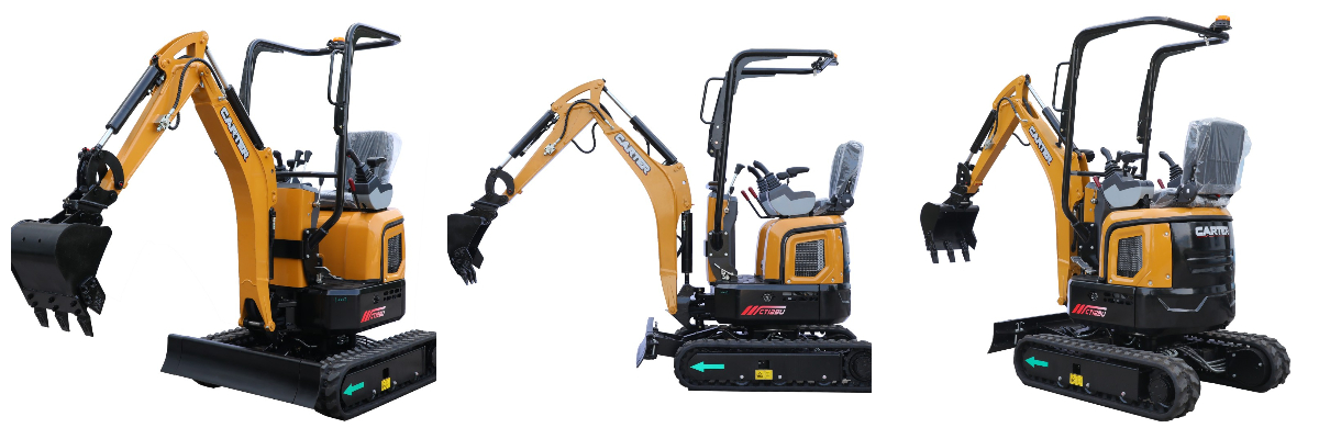 1 Ton Flexible Track Mini Digger 1 Ton Flexible Track Mini Digger